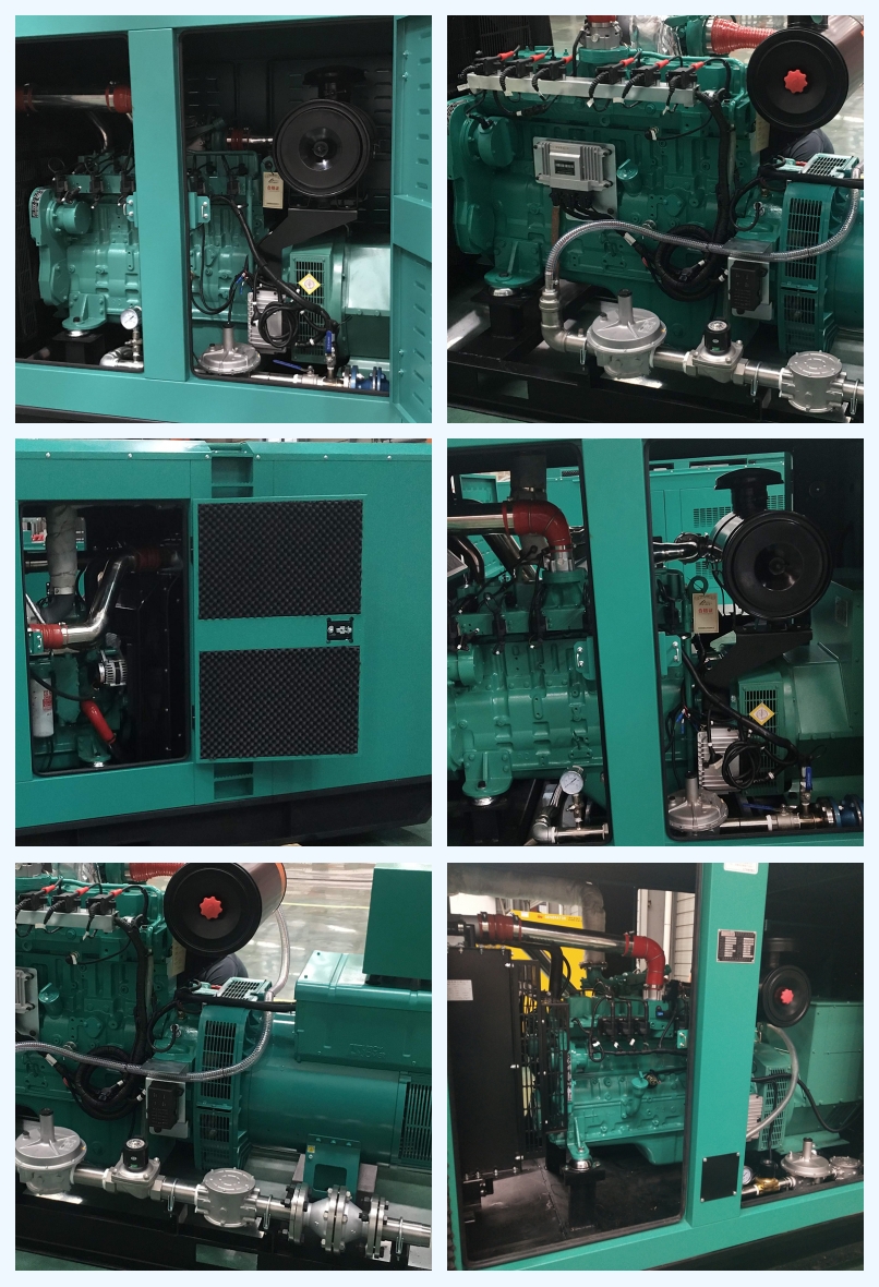 120kW natural generator 6 Cylinders/ 150kVA with Combine Heat Power (CHP) system Cummins engine 6CTAA8.3-T - Natural gas generator - 5