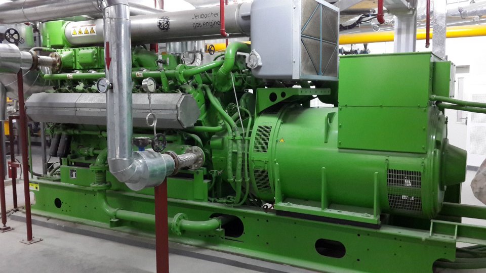 120kW natural generator 6 Cylinders/ 150kVA with Combine Heat Power (CHP) system Cummins engine 6CTAA8.3-T - Natural gas generator - 3